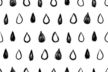 Wall Mural - seamless pattern with drops. autumn background. abstract painted pattern. seamless abstract texture.