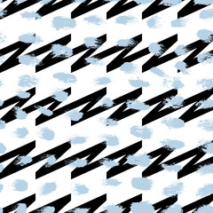 Wall Mural - seamless hand drawn pattern with colorful dots. vector brush strokes design elements. perfect for wa