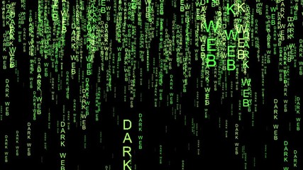 dark web code matrix style