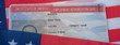 © Evgenia Parajanian - Employment Authorization card on USA Flag surface. Close up view. Wide photo