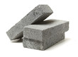 © zcy - Gray cement solid brick isolated on a white background