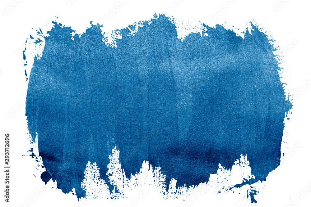 paint blue strokes brush stroke color texture with space for your own text - obrazy, fototapety, plakaty 