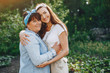 © prostooleh - Women works in a garden. Mother with adult daughter near home