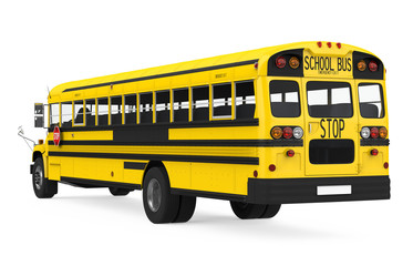 Wall Mural - School Bus Isolated