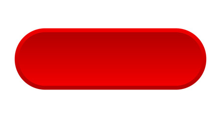 blank button. blank rounded red sign. blank