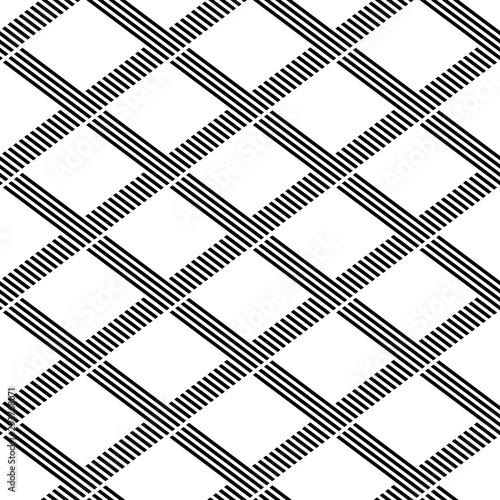 Seamless diamonds lattice pattern. Geometric texture.