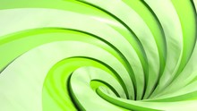A Background With A Green Spiral - 3D Rendering Video Clip