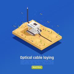 Poster - Underwater Cable Laying Composition