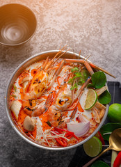 Poster - soup with seafood