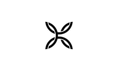 Wall Mural - initial letter K with leaf logo design concept