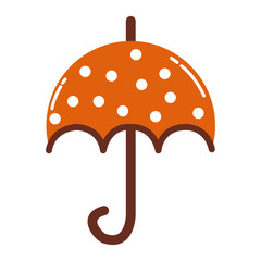 Poster - umbrella accessory autumn seasonal icon