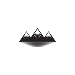 Poster - Mountain logo design inspiration vector template