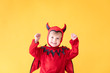 © Sunny studio - Happy child dressed Halloween costume