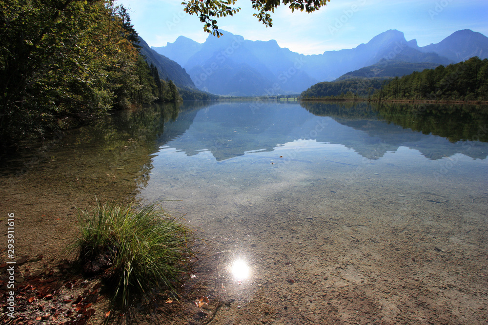 Photo Art Print Scenic View Of The Shallow Crystal Clear Water