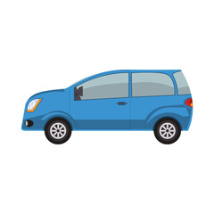 Sticker - hatchback car icon