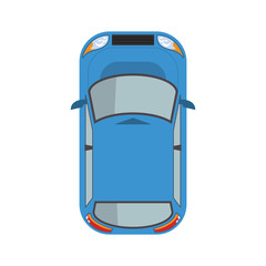 Wall Mural - hatchback car icon