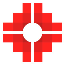 Chakana, Andean Square Cross, The Most Important Symbol Of Andean Culture On White Background. Vector Image