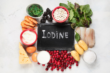 Foods rich in iodine