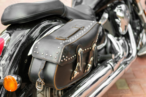 motorcycle passenger seat bag