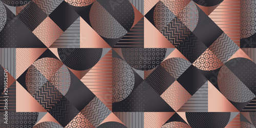 Elegant deep gray geometry ...