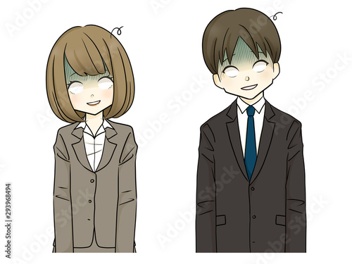 スーツ 放心状態の女性 男性 青ざめる Stock Illustration Adobe Stock スーツ 放心状態の女性 男性 青ざめる Stock Illustration Adobe Stock