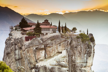 Wall Mural - Monastery of the Holy Trinity i in Meteora, Greece