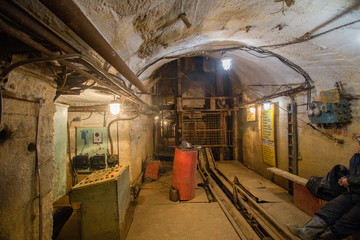 mine ore shaft tunnel drift underground