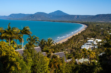 Wall Mural - The famous Four Mile Beach at Port Douglas, Queensland, Australia is a popular tourist destination.