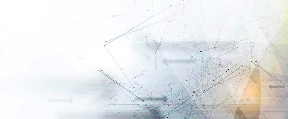 Technology data background, idea of global business solution