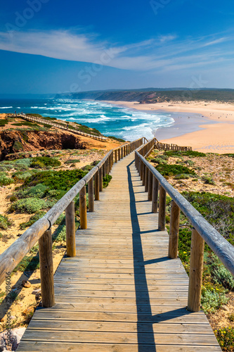 Dekoracja na wymiar  praia-da-bordeira-i-promenady-stanowiace-czesc-szlaku-plywow-lub-pontal-da-carrapateira