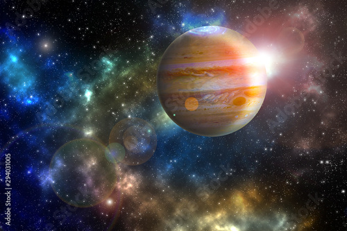 jupiter Elements of this image furnished by NASA Tableau sur Toile