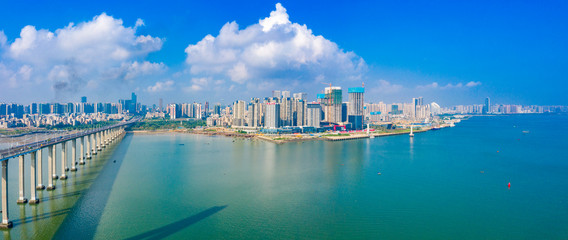 Wall Mural - Beautiful scenery in Zhanjiang Bay, Guangdong Province