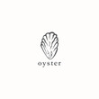 Oyster Logo Icon Design Template Vector Illustration