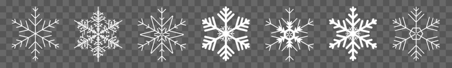 snowflake icon white | snowflakes | ice crystal winter symbol | christmas logo | xmas sign | isolate