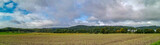 Fototapeta Na sufit - Panoramic view at a landscape with the lake Maria Laach, Germany