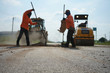 © suwichan - Repairing a damaged road To allow people to travel safely (blurred images)