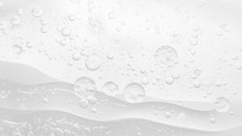 Abstract White Water Bubbles Background