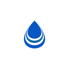 Wall Mural - Water drop icon logo design inspiration vector template