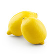 Two fresh lemon