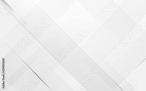 White abstract modern geometric background. Square and simple design