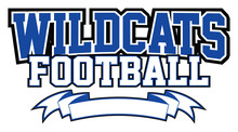 Wildcats Football With Banner Is A Team Design Template That Includes Text And A Blank Banner With Space For Your Own Information. Great For Advertising And Promotion For Teams Or Schools.