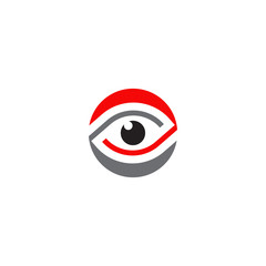 Sticker - Eye logo care design vector template