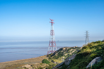 High voltage pole