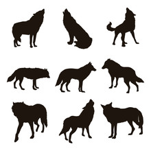 Wolf Silhouettes