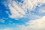 Fototapeta Łazienka - Sky with clouds,Blue skies, white clouds