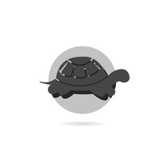 Sticker - Turtle icon isolated on white background