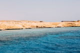 Fototapeta Morze - Resort by the sea, the water, the clear blue sea