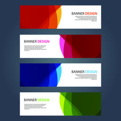 Vector Abstract design banner web template