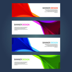 Vector Abstract design banner web template