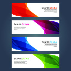 Vector Abstract design banner web template